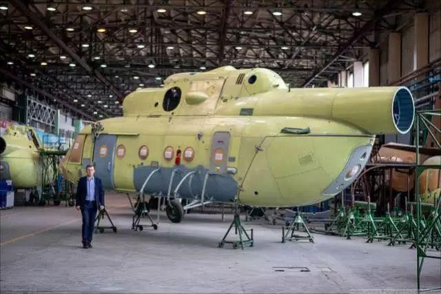 俄罗斯公开一直升机生产基地内部场景，历史已生产出90000架飞机